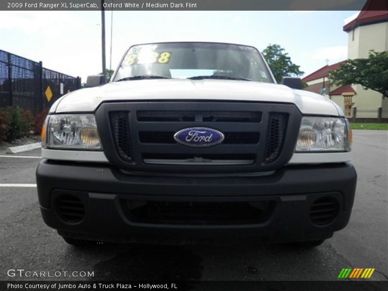 Oxford White / Medium Dark Flint 2009 Ford Ranger XL SuperCab