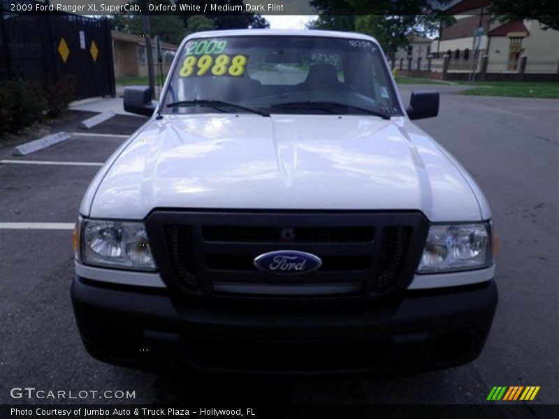 Oxford White / Medium Dark Flint 2009 Ford Ranger XL SuperCab