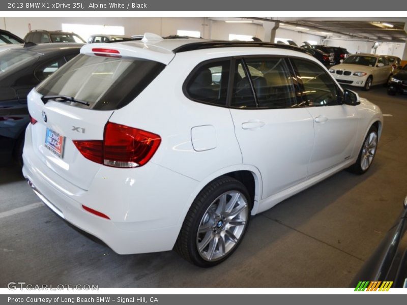 Alpine White / Black 2013 BMW X1 xDrive 35i