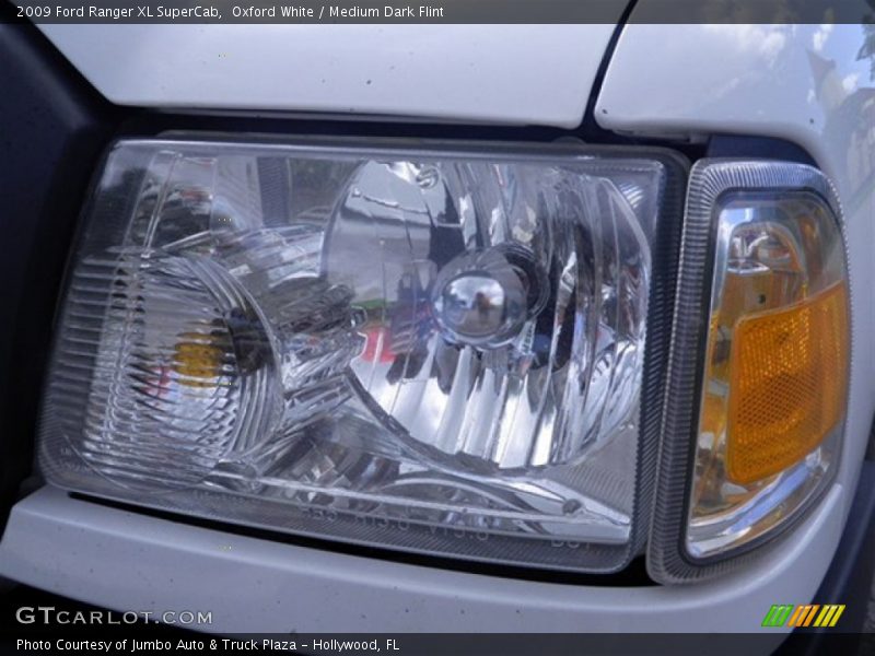 Oxford White / Medium Dark Flint 2009 Ford Ranger XL SuperCab