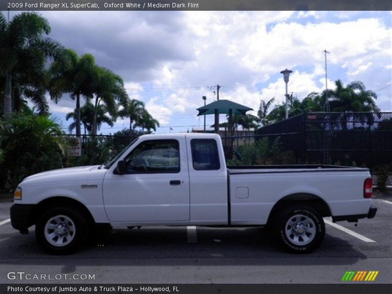 Oxford White / Medium Dark Flint 2009 Ford Ranger XL SuperCab