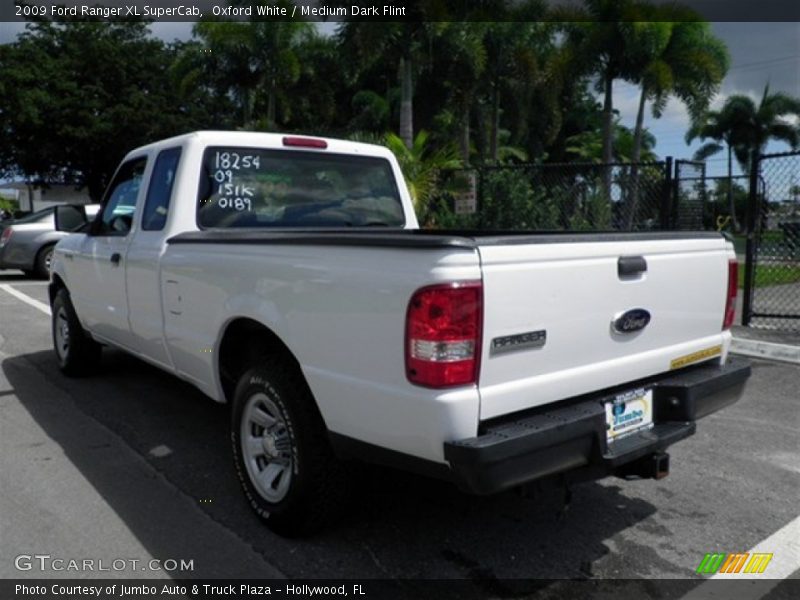 Oxford White / Medium Dark Flint 2009 Ford Ranger XL SuperCab