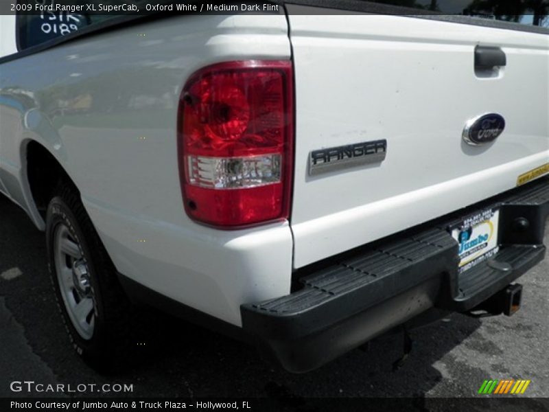 Oxford White / Medium Dark Flint 2009 Ford Ranger XL SuperCab