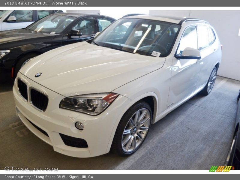 Alpine White / Black 2013 BMW X1 xDrive 35i