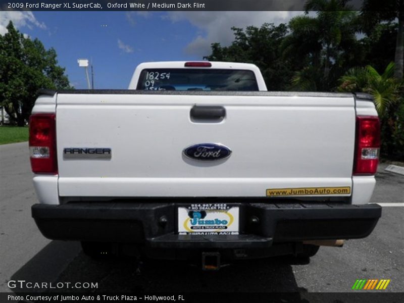 Oxford White / Medium Dark Flint 2009 Ford Ranger XL SuperCab