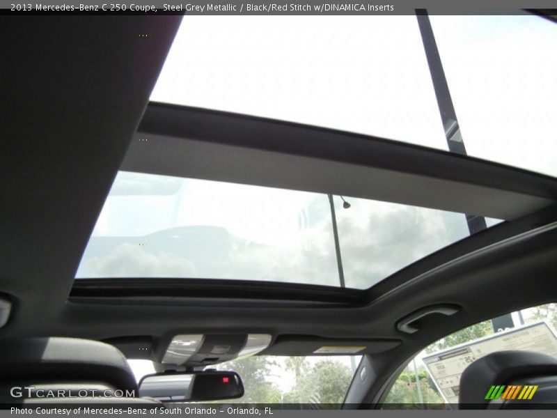 Sunroof of 2013 C 250 Coupe