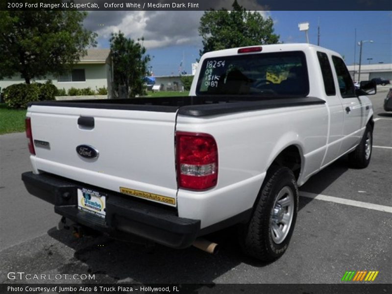 Oxford White / Medium Dark Flint 2009 Ford Ranger XL SuperCab
