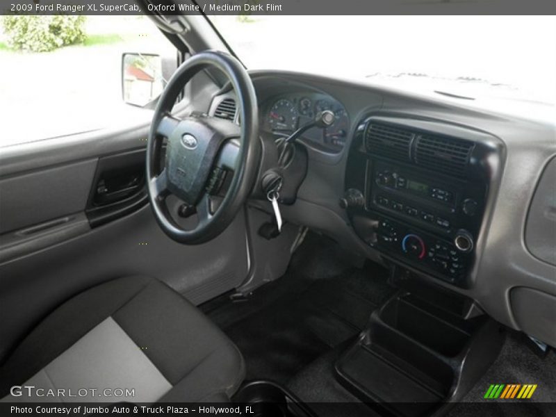 Oxford White / Medium Dark Flint 2009 Ford Ranger XL SuperCab