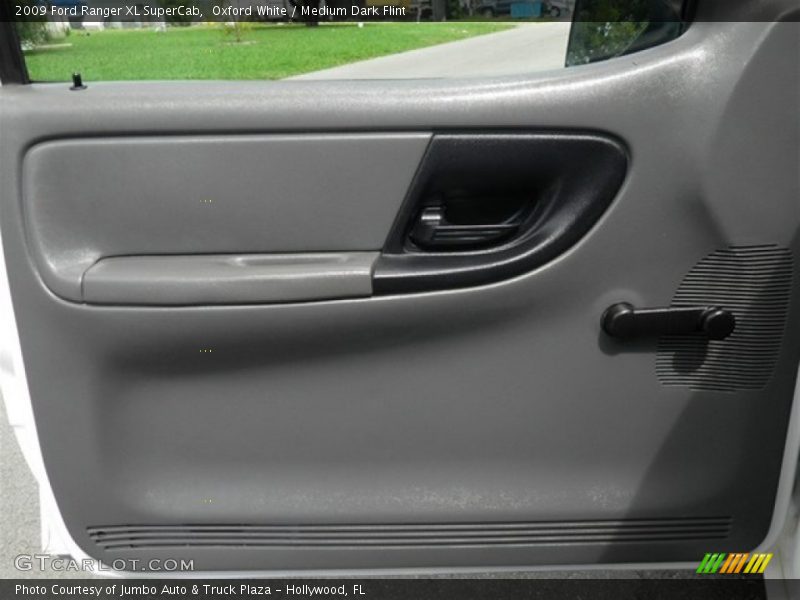 Oxford White / Medium Dark Flint 2009 Ford Ranger XL SuperCab