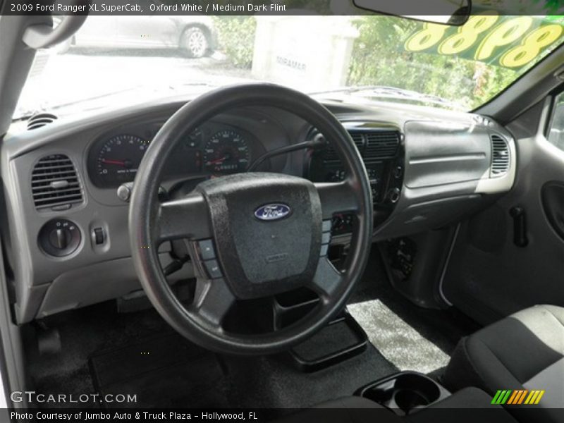 Oxford White / Medium Dark Flint 2009 Ford Ranger XL SuperCab