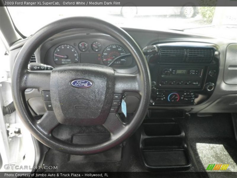 Oxford White / Medium Dark Flint 2009 Ford Ranger XL SuperCab