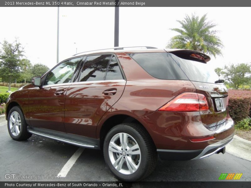 Cinnabar Red Metallic / Almond Beige 2013 Mercedes-Benz ML 350 4Matic