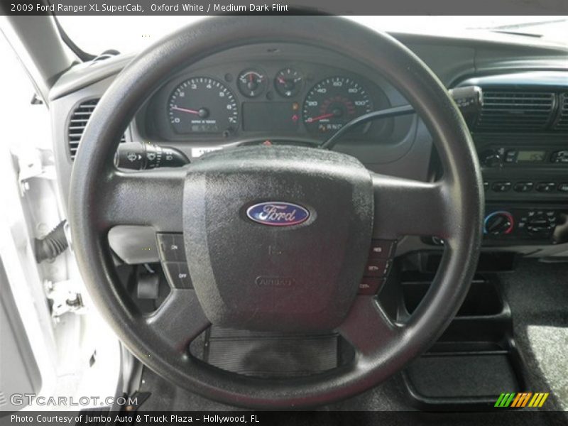 Oxford White / Medium Dark Flint 2009 Ford Ranger XL SuperCab