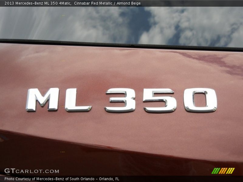 Cinnabar Red Metallic / Almond Beige 2013 Mercedes-Benz ML 350 4Matic
