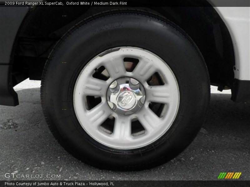 Oxford White / Medium Dark Flint 2009 Ford Ranger XL SuperCab