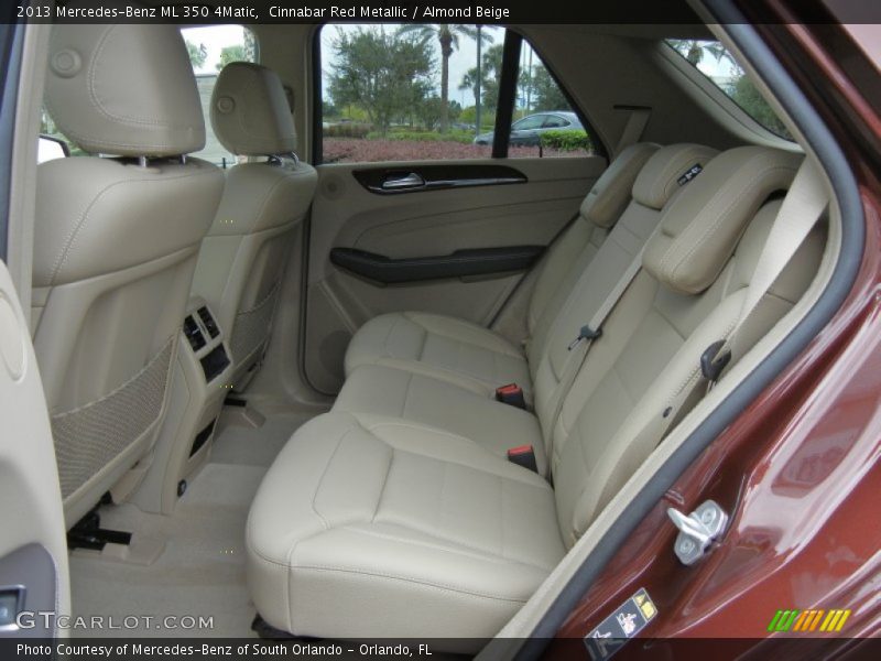 Cinnabar Red Metallic / Almond Beige 2013 Mercedes-Benz ML 350 4Matic