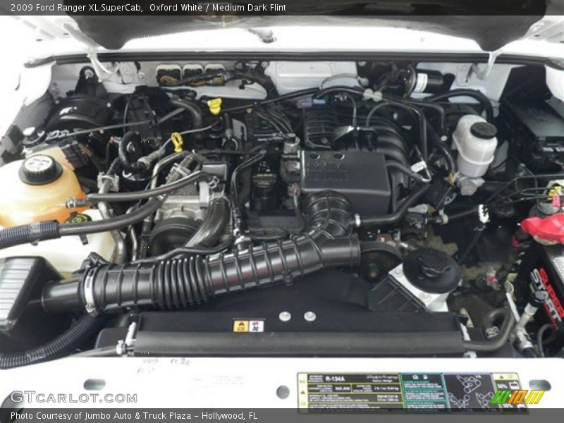 Oxford White / Medium Dark Flint 2009 Ford Ranger XL SuperCab
