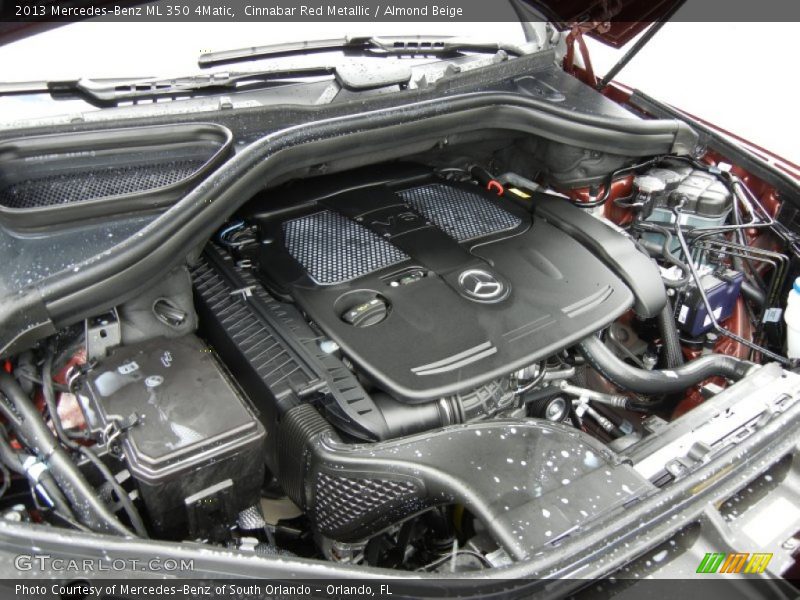 Cinnabar Red Metallic / Almond Beige 2013 Mercedes-Benz ML 350 4Matic