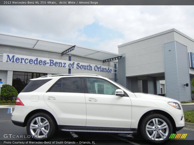 Arctic White / Almond Beige 2013 Mercedes-Benz ML 350 4Matic