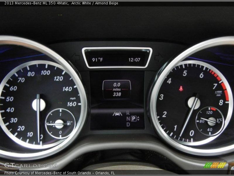  2013 ML 350 4Matic 350 4Matic Gauges
