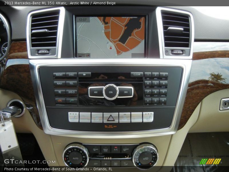 Controls of 2013 ML 350 4Matic