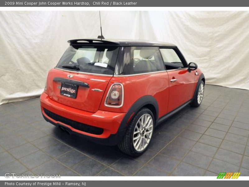 Chili Red / Black Leather 2009 Mini Cooper John Cooper Works Hardtop