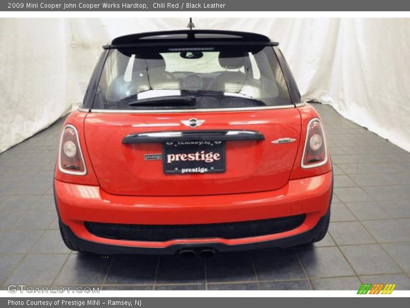 Chili Red / Black Leather 2009 Mini Cooper John Cooper Works Hardtop
