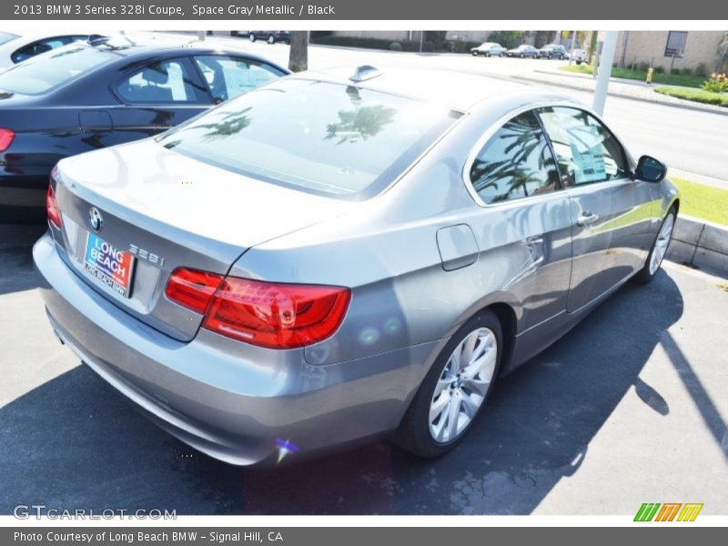 Space Gray Metallic / Black 2013 BMW 3 Series 328i Coupe