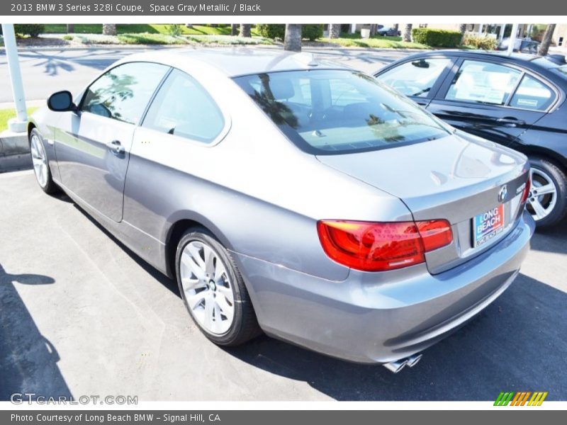 Space Gray Metallic / Black 2013 BMW 3 Series 328i Coupe