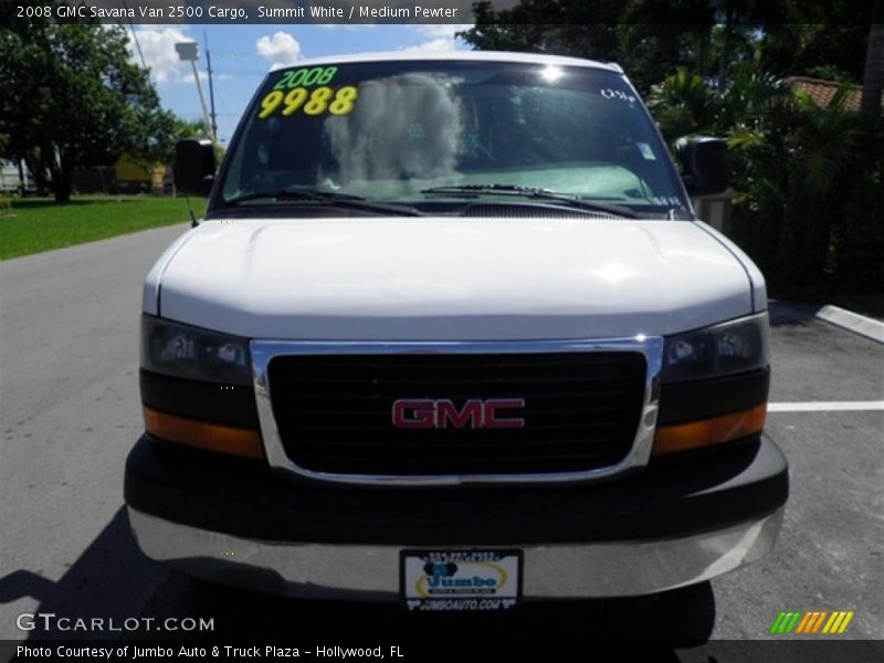Summit White / Medium Pewter 2008 GMC Savana Van 2500 Cargo