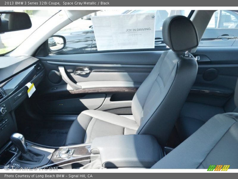 Space Gray Metallic / Black 2013 BMW 3 Series 328i Coupe