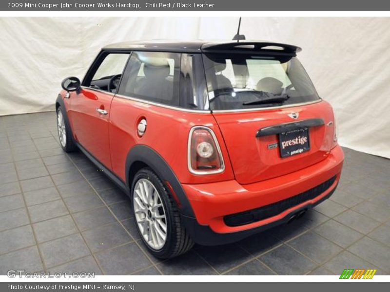 Chili Red / Black Leather 2009 Mini Cooper John Cooper Works Hardtop
