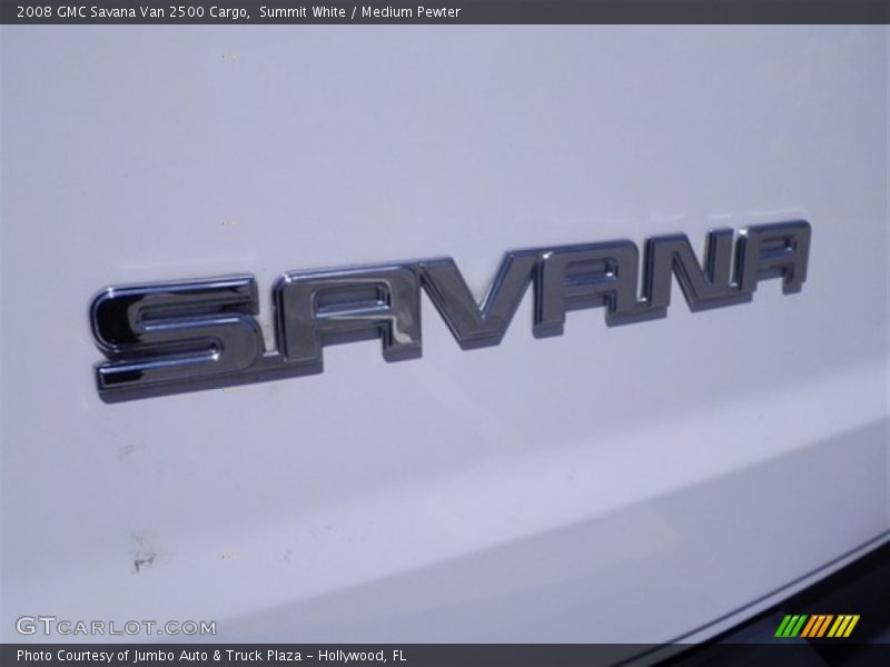 Summit White / Medium Pewter 2008 GMC Savana Van 2500 Cargo