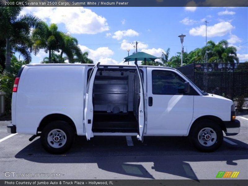 Summit White / Medium Pewter 2008 GMC Savana Van 2500 Cargo