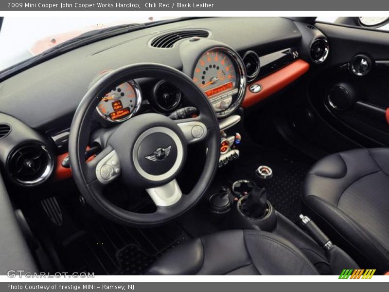Dashboard of 2009 Cooper John Cooper Works Hardtop