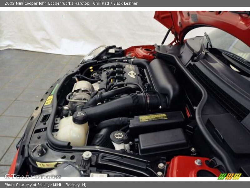 Chili Red / Black Leather 2009 Mini Cooper John Cooper Works Hardtop