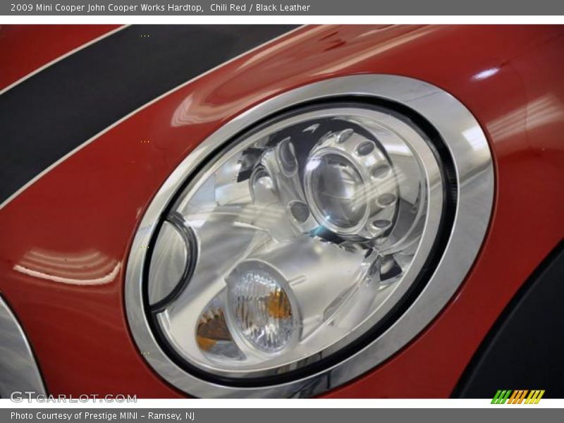 Chili Red / Black Leather 2009 Mini Cooper John Cooper Works Hardtop