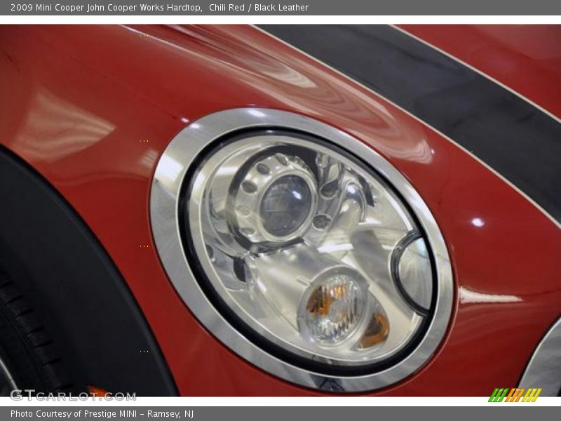 Chili Red / Black Leather 2009 Mini Cooper John Cooper Works Hardtop