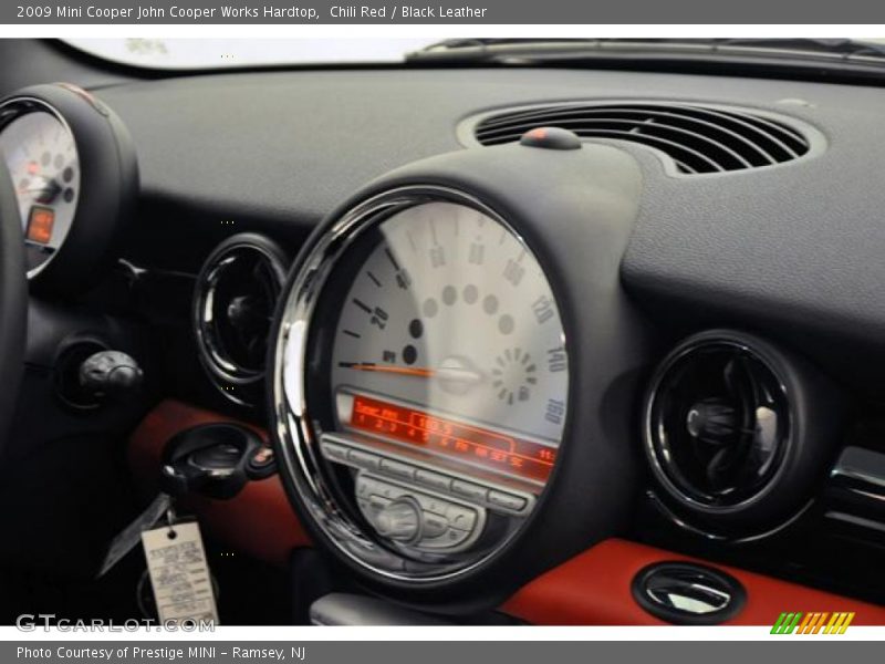 Chili Red / Black Leather 2009 Mini Cooper John Cooper Works Hardtop