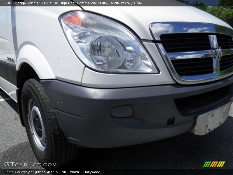 Arctic White / Gray 2008 Dodge Sprinter Van 2500 High Roof Commercial Utility