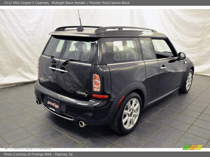 Midnight Black Metallic / Rooster Red/Carbon Black 2012 Mini Cooper S Clubman