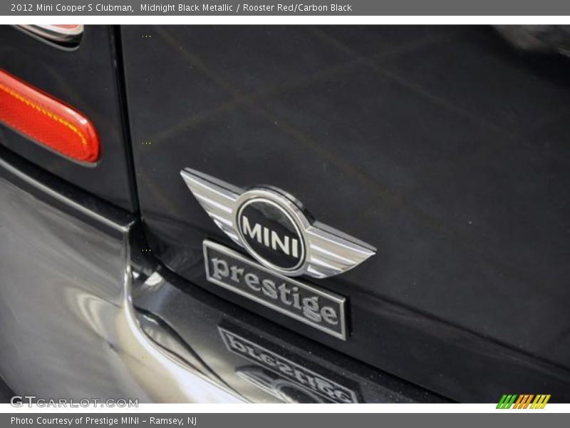 Midnight Black Metallic / Rooster Red/Carbon Black 2012 Mini Cooper S Clubman