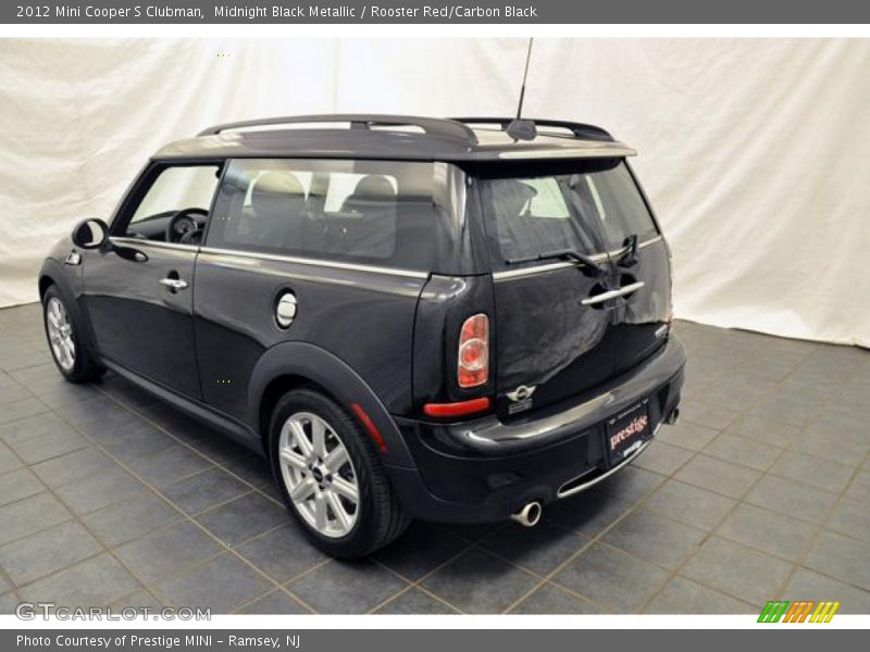 Midnight Black Metallic / Rooster Red/Carbon Black 2012 Mini Cooper S Clubman