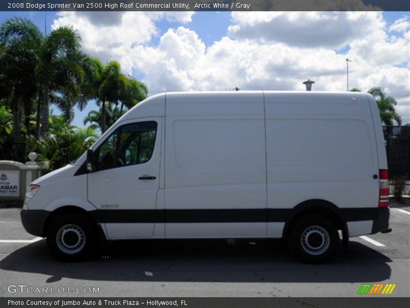 Arctic White / Gray 2008 Dodge Sprinter Van 2500 High Roof Commercial Utility