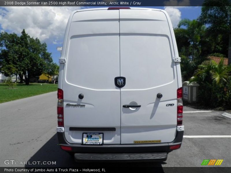Arctic White / Gray 2008 Dodge Sprinter Van 2500 High Roof Commercial Utility