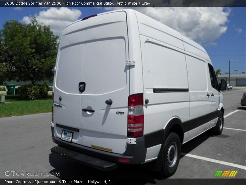 Arctic White / Gray 2008 Dodge Sprinter Van 2500 High Roof Commercial Utility