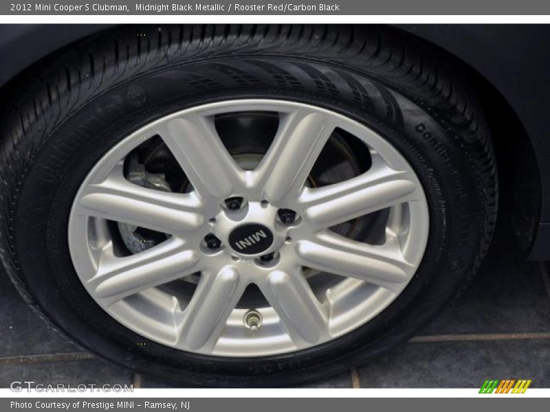 Midnight Black Metallic / Rooster Red/Carbon Black 2012 Mini Cooper S Clubman