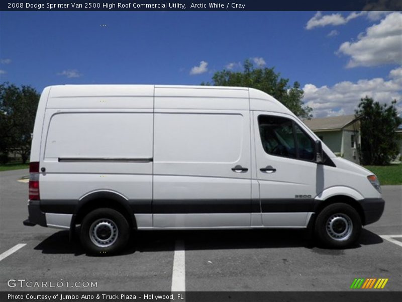 Arctic White / Gray 2008 Dodge Sprinter Van 2500 High Roof Commercial Utility