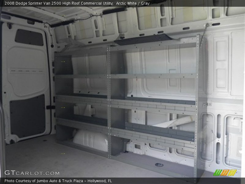 Arctic White / Gray 2008 Dodge Sprinter Van 2500 High Roof Commercial Utility