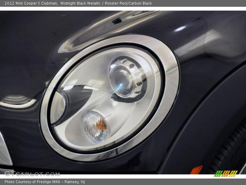 Midnight Black Metallic / Rooster Red/Carbon Black 2012 Mini Cooper S Clubman
